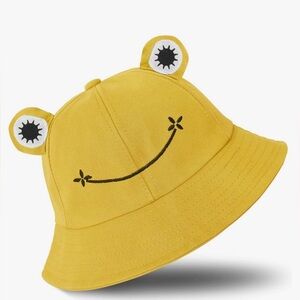 Yellow Frog Bucket Hat